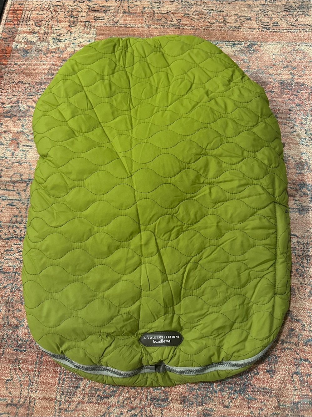 JJ Cole Collections Olive Green Quilted Baby Bunting